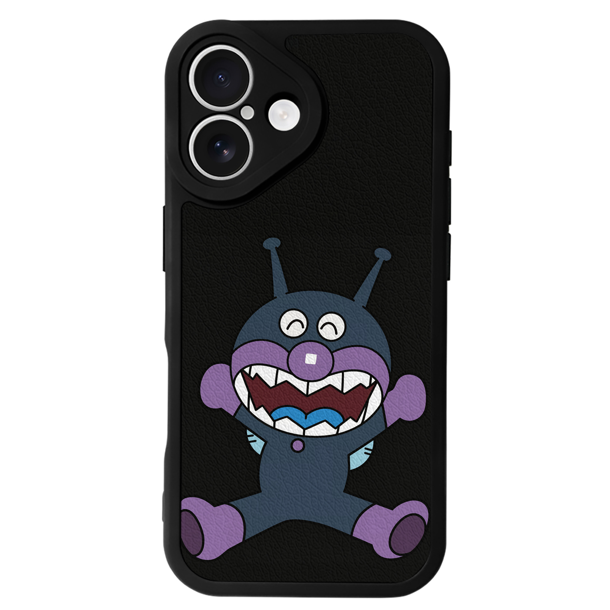 （画像用） アンパンマン Anpanman 【iPhone 16シリーズ対応】シリコンスマホケース（レザー調） 材質：シリコン